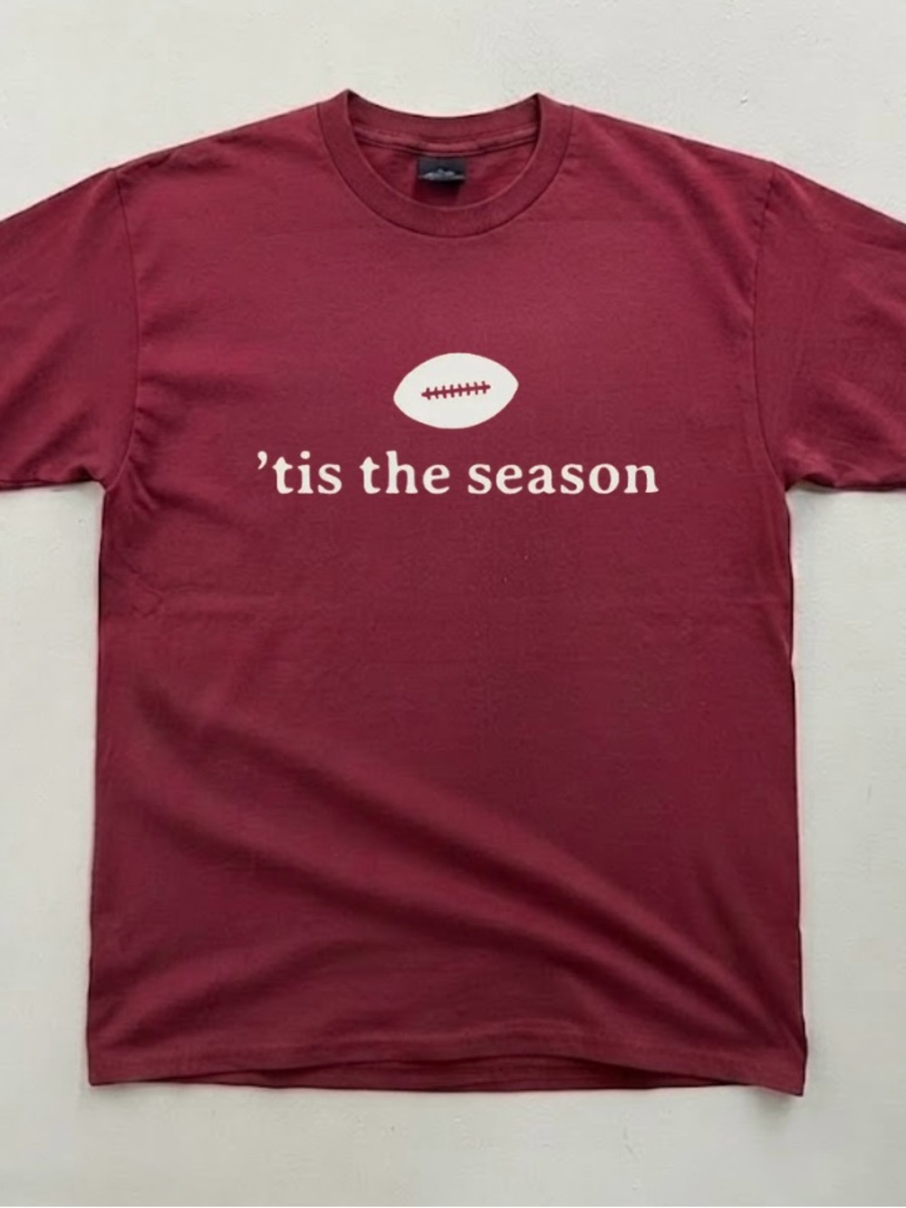 'tis the season Football Graphic T‑Shirt